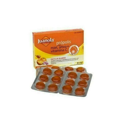 JUANOLA PASTILLAS BLANDAS PROPOLIS  MIEL VIT