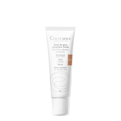 AVENE COUVRANCE MAQUILLAJE FLUIDO BRONCEADO Nº 5 (DORADO)