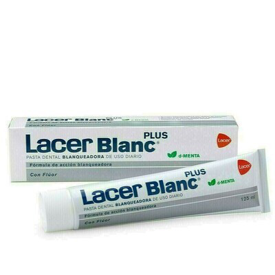 LACERBLANC PLUS BLANQUEADORA USO DIARIO PASTA DENTAL D-MENTA