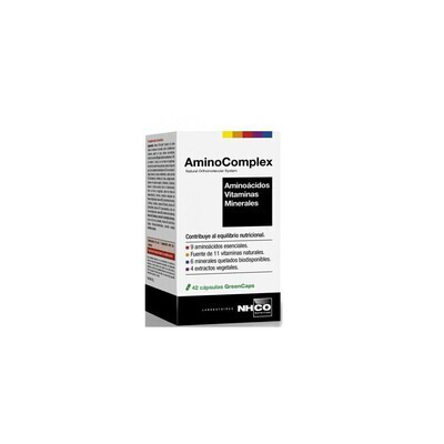 NHCO AMINOCOMPLEX  AMINOACIDOS VIT, MINERALES 42 CAPSULAS