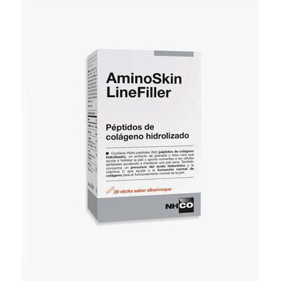 NHCO AMINOSKIN LINEFILLER  20 STICKS 12 G SABOR ALBARICOQUE
