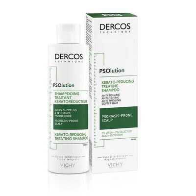 DERCOS CHAMPU KERATORREDUCTOR PSOLUTION  1 TUBO 200 ML