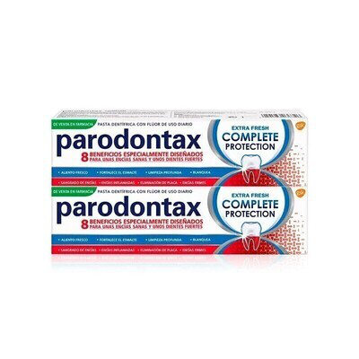 PARODONTAX COMPLETE PROTECTION EXTRA FRESH  2 ENVASES 75 ML