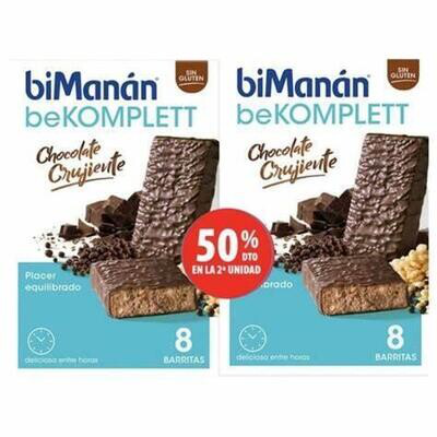 BIMANAN KOMPLETT DUPLO BARRITAS CHOCOLATE CRUJIENTE