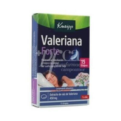 VALERIANA  KNEIP FORTE  15 GRAGEAS