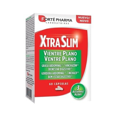 FORTE PHARMA XTRASLIM VIENTRE PLANO  60 CAPSULAS
