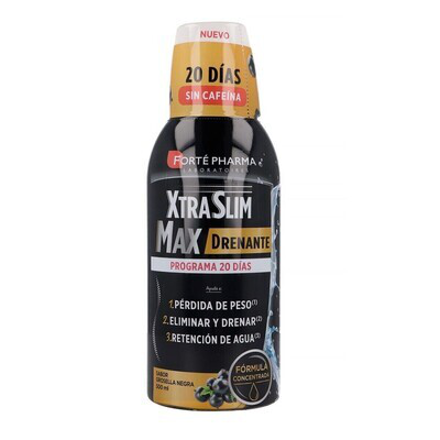 FORTE PHARMA XTRASLIM MAX DRENANTE  500 ML GROSELLA NEGRA