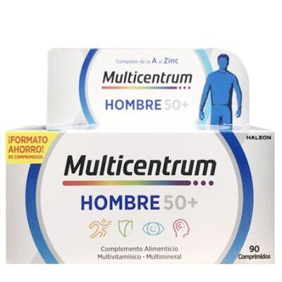 MULTICENTRUM HOMBRE 50   90 COMPRIMIDOS