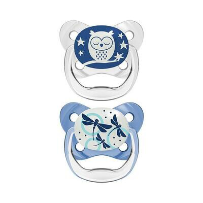 DR BROWNS CHUPETE SILICONA NOCTURNO PREVENT 0-6 MESES NIÑO