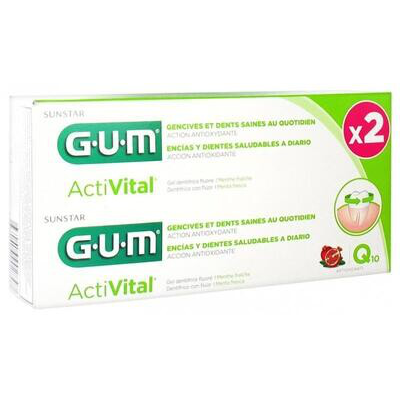 GUM ACTIVITAL GEL DENTÍFRICO 2 ENVASES 75ML