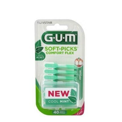 CEPILLO INTERDENTAL GUM SOFT-PICKS COMFORT FLEX T-L 40 U