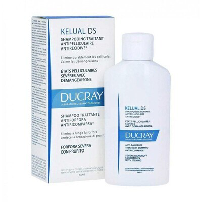 DUCRAY CHAMPU KELUAL DS 100 ML +CHAMPU ELUTION 100ML