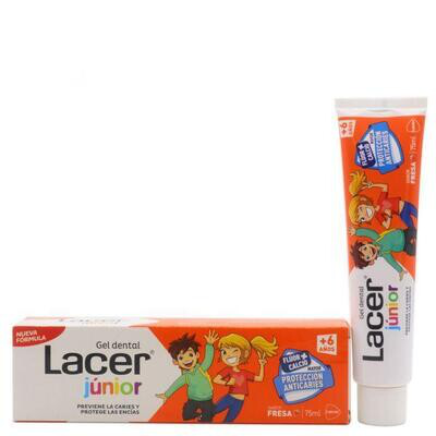 LACER JUNIOR GEL DENTAL 75 ML FRESA