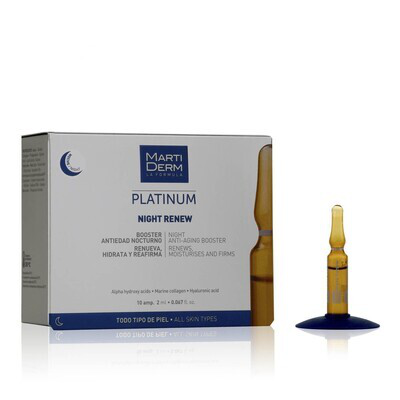 MARTIDERM PLATINUM NIGHT RENEW  10 AMP