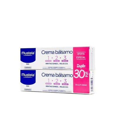 MUSTELA CREMA BALSAMO 1.2.3 DUPLO 50 DTO 2 UNIDAD