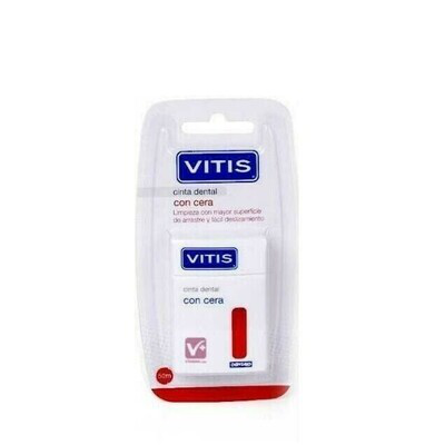 CINTA DENTAL CON CERA VITIS 50 M.