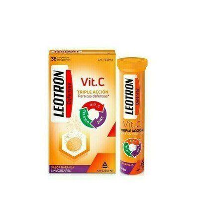 LEOTRON VITAMINA C ANGELINI COMP EFERVESCENTES  36 COMP