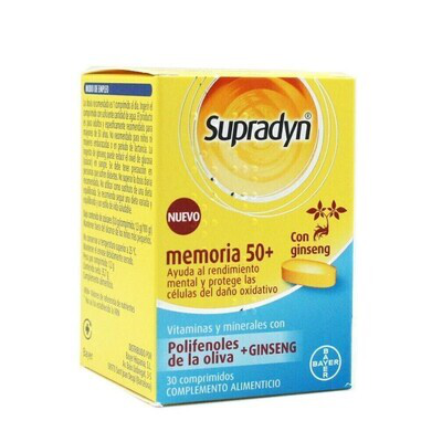 SUPRADYN MEMORIA 50   30 COMPRIMIDOS