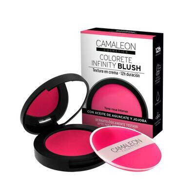 CAMALEON COSMETICS COLORETE INFINITY BLUSH TONO ROSA INTENSO
