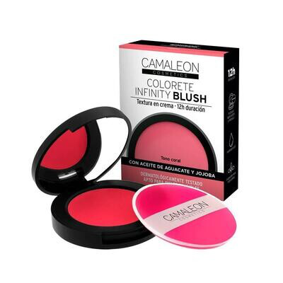 CAMALEON COSMETICS colorete INFINITY BLUSH TONO CORAL