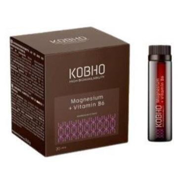 KOBHO MAGNESIO +  VITAMINA B6 20 VIALES