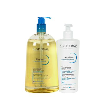 BIODERMA PACK ATODERM INTESIVE BAUME HUILE DE DOUCHE