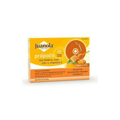 JUANOLA PROPOLIS HIEDRA PASTILLAS MIEL  24 PASTILLAS