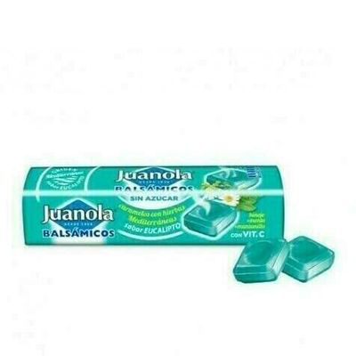 JUANOLA CARAMELOS VIT C Y HIERBAS MED  SABOR EUCALIPTO 30 G