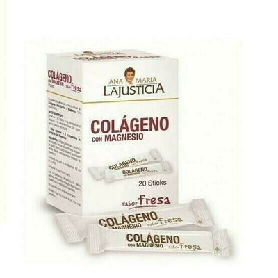 COLAGENO CON MAGNESIO STICKS  FRESA 20 STICKS (5 G) ANA JUST