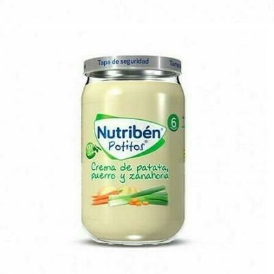 NUTRIBEN CREMA DE PATATA PUERRO Y ZANAHORIA  POTITO 235 G