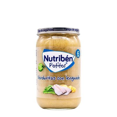 NUTRIBEN VERDURITAS CON LENGUADO  POTITO 235 G