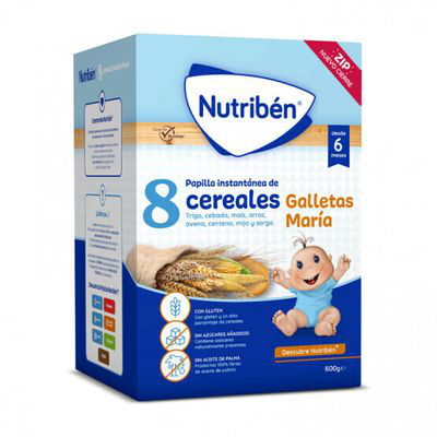 NUTRIBEN 8 CEREALES Y GALLETAS MARIA 600 MG
