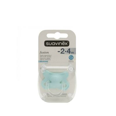 SUAVINEX CHUPETE SILICONA T FISIOLOGICA FUSION 2-4 M 1 U