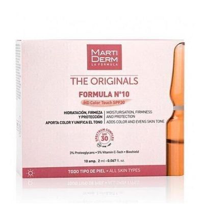 MARTIDERM FORMULA N 10 HD COLOR TOUCH SPF 30  10 AMPOLLAS 2