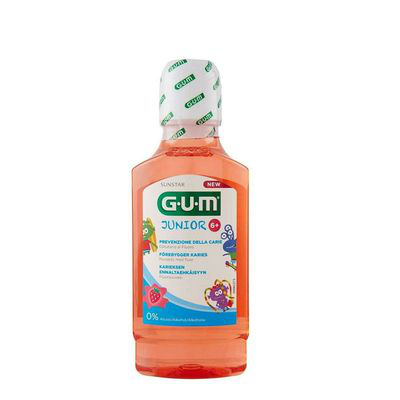 GUM JUNIOR COLUTORIO SABOR FRESA 300 ML