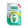 GUM 350  TWISTED FLOSS SEDA CON CERA 1 UNIDAD 30 M SABOR TE VERDE Y MENTA