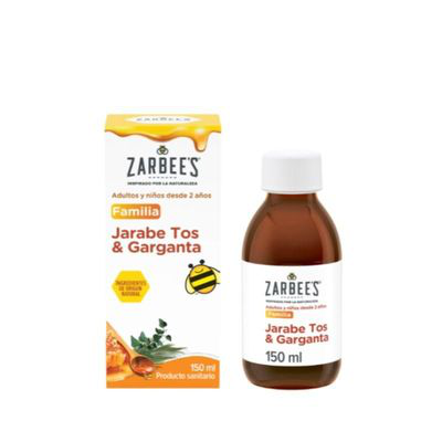 ZARBEES JARABE FAMILIA TOS Y GARGANTA  1 FRASCO 150 ML