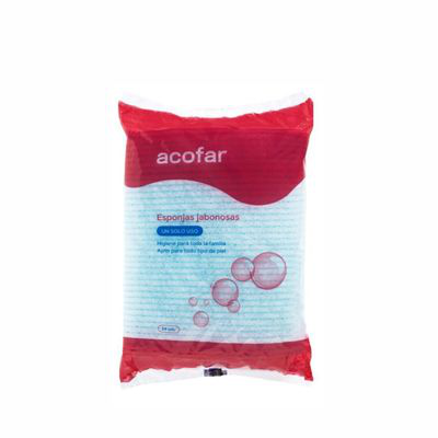 ACOFAR ESPONJA ENJABONADA DESECHABLE  24 ESPONJA