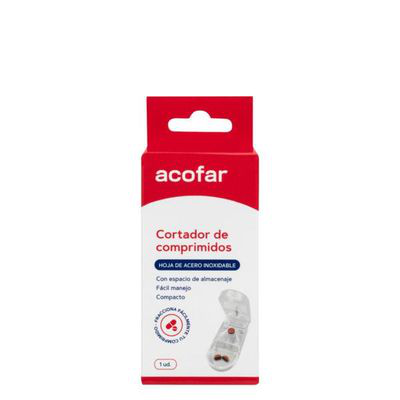 ACOFAR PASTILLERO CORTADOR DE COMPRIMIDOS  1 U