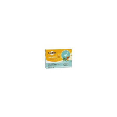 JUANOLA PROPOLIS MIEL Y ZINC  24 PASTILLAS DE GOMA SABOR EUC