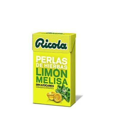 RICOLA PERLAS SIN AZUCAR  LIMON 25 G