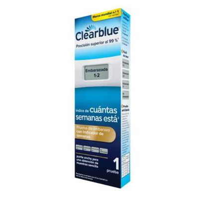 CLEARBLUE DIGITAL TEST DE EMBARAZO PRUEBA INDICADOR SEMANAS