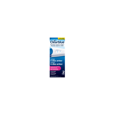CLEARBLUE TEST DE EMBARAZO ULTRATEMPRANA  2 UNIDADES