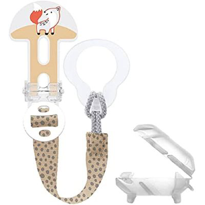 BROCHE PARA CHUPETE Y CUBIERTA DE PROTECCION MAM CLIP IT!  COVER 1 UNIDAD COLOR