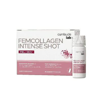 CUMLAUDE LAB: FEMCOLLAGEN INTENSE SHOT 7 VIALES 25 ML SABOR ARANDANO