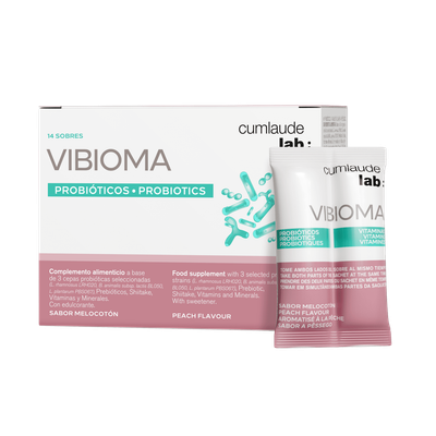CUMLAUDE LAB: VIBIOMA 14 SOBRES 3 G SABOR MELOCOTON