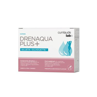 CUMLAUDE LAB: DRENAQUA PLUS  14 STICKS 2,88 G SABOR PIÑA Y MANGO