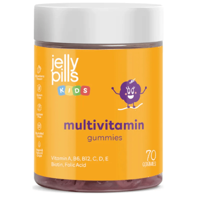 JELLY PILLS MULTIVITAMIN KIDS GUMMIES 70 GUMMIES SABOR FRESA