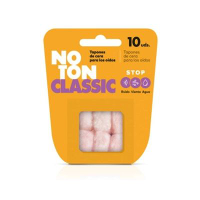TAPONES OIDOS NOTON CERA ALGODON 10 U CAJITA DE 2   CAJITA D