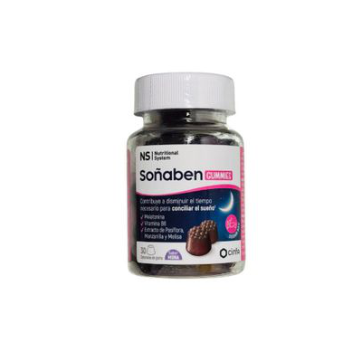 NS SOÑABEN GUMMIES 30 CARAMELOS DE GOMA SABOR MORA